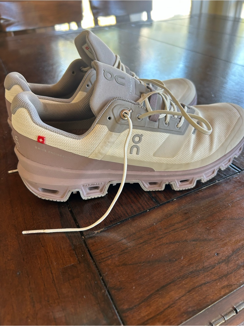 On Running Running Women's Cloudnova Lace-Up Sneakers in Beige